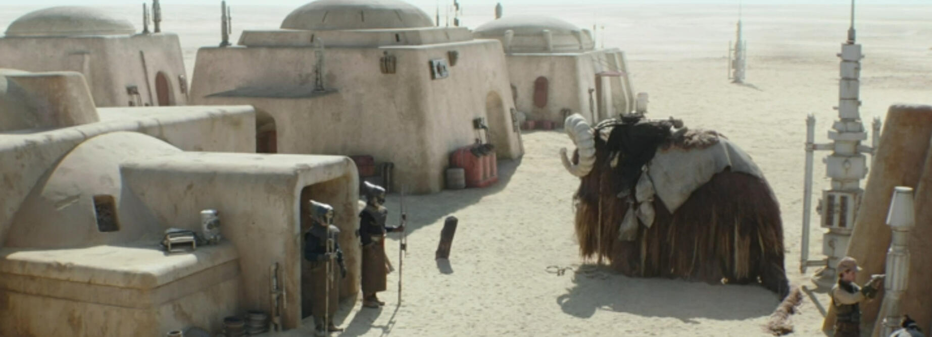 The Book of Boba Fett: Lighting and rendering of background assets, 2021 Lit in Arnold Maya.